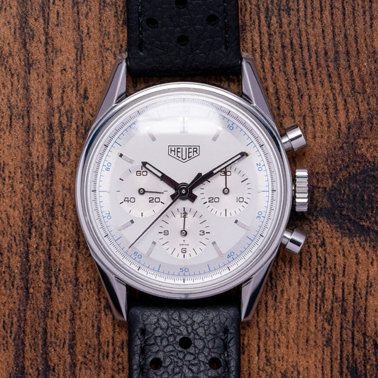 1997 TAG Heuer Carrera Re-Edition 36mm White CS3110 Box & Papers