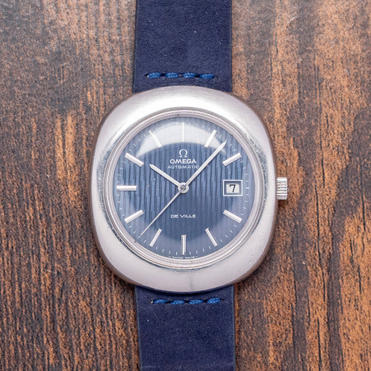 1972 Omega De Ville Automatic 'UFO' Pebble 38mm 166.155