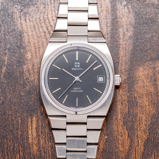 1970s Zenith Defy Automatic on Integrated Bracelet 37mm 02 0360 380