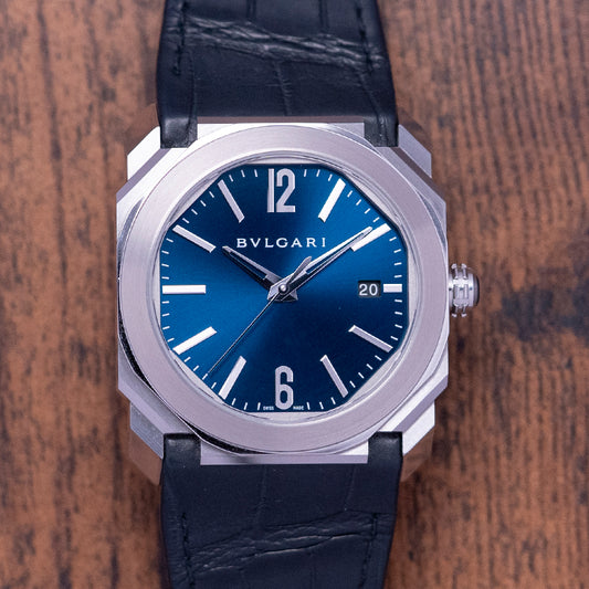 2016 Bulgari Octo 38mm Automatic Blue BGO38S