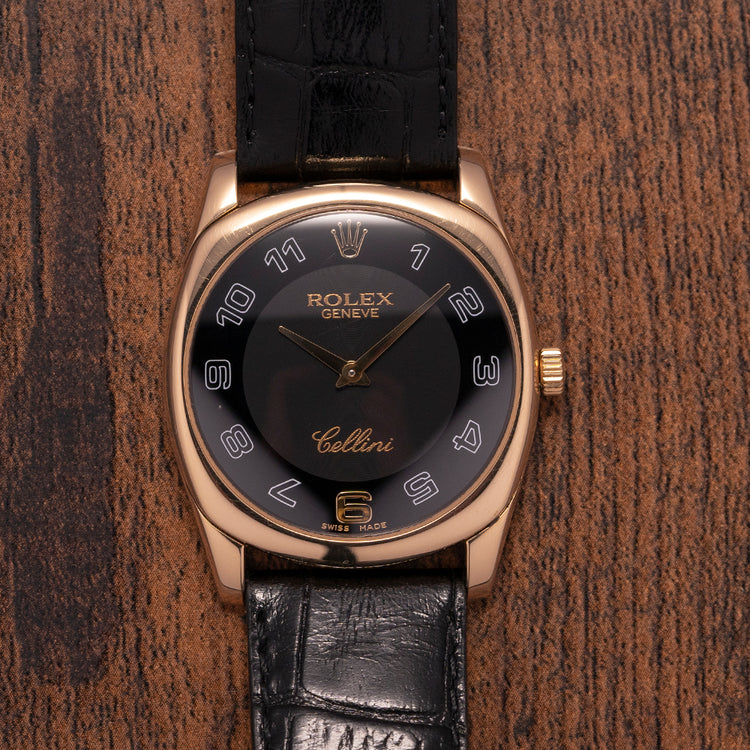 2005 Rolex Cellini Danaos Manual 18ct Gold Box & Papers