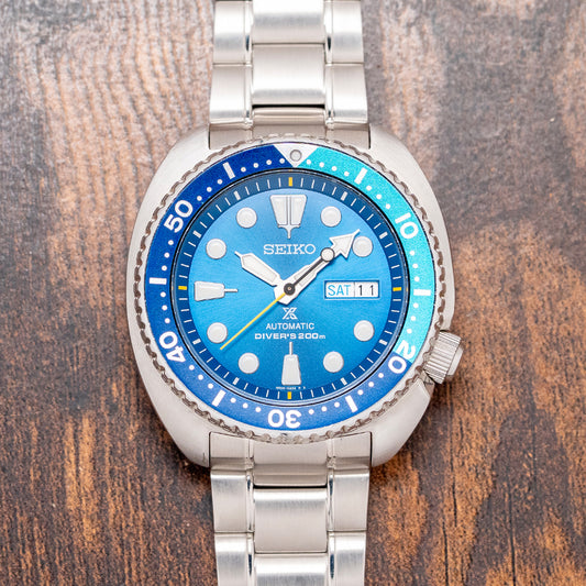 2017 Seiko Prospex "Blue Lagoon" Turtle Limited 44.5mm SRPB11K1