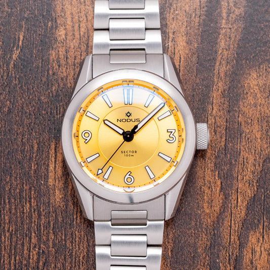 2023 Nodus Sector Sport Yellow Sunburst Dial Automatic 38mm