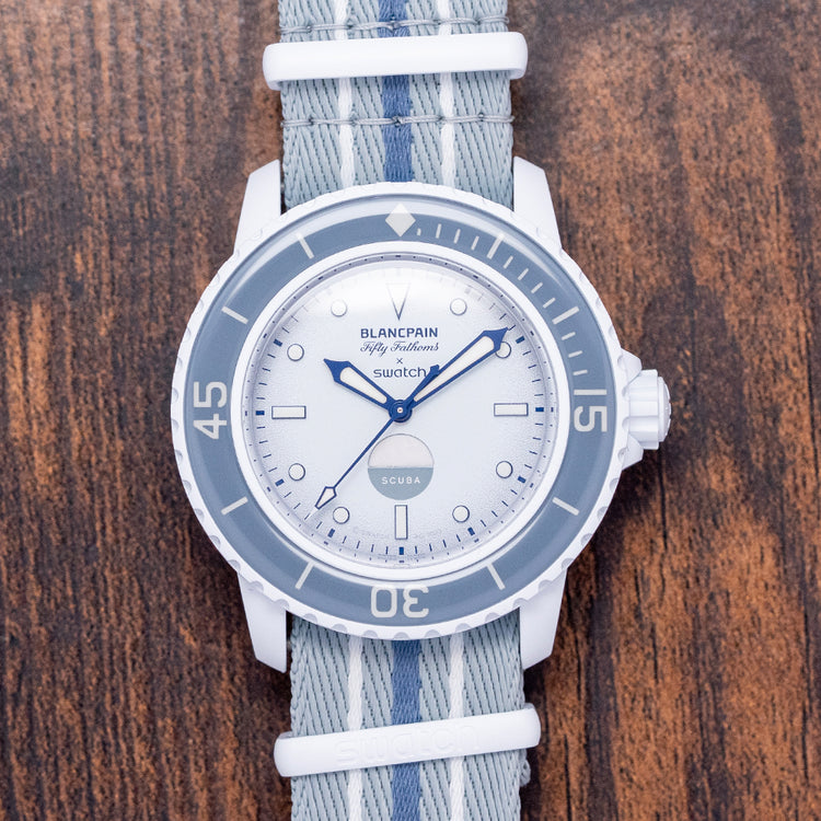 2024 Swatch x Blancpain 'Fifty Fathoms' Antarctic Ocean