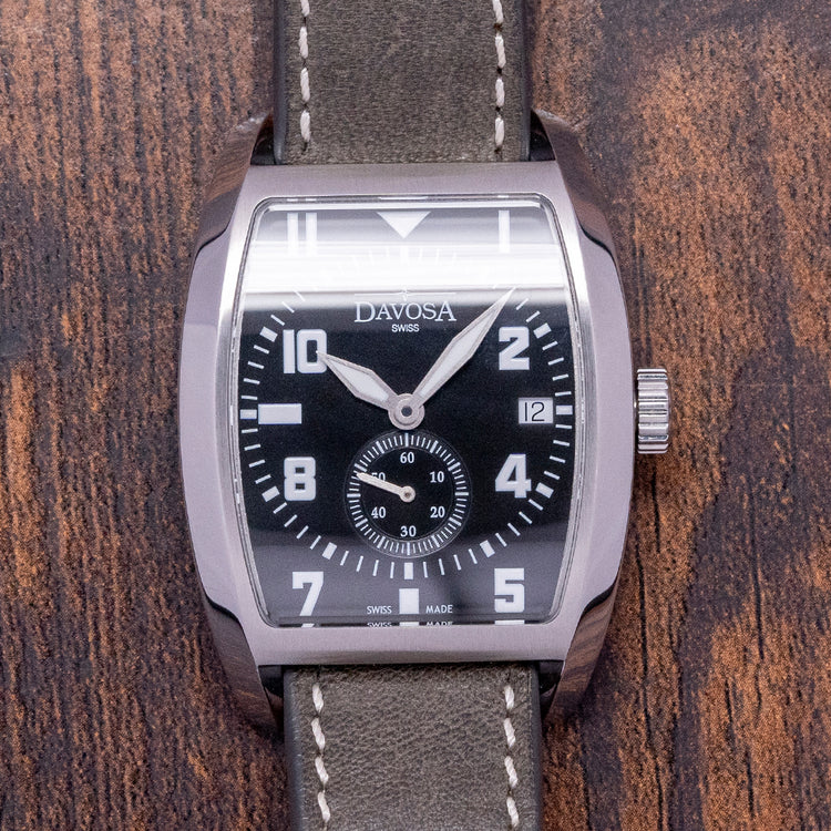 2022 Davosa Evo 1908 Automatic Black 36x49mm 161.575.56