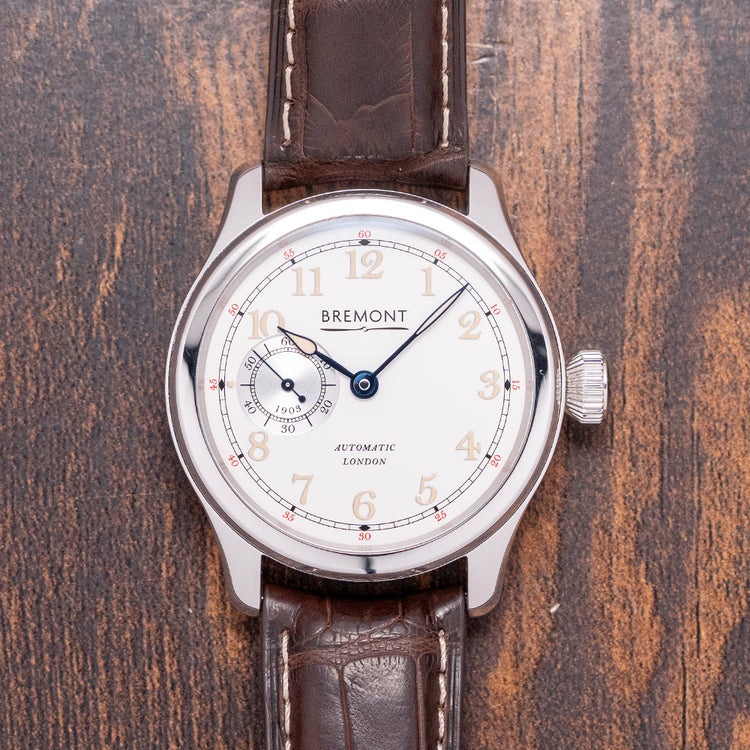 2010s Bremont Wright Flyer 18ct White Gold Limited 43mm