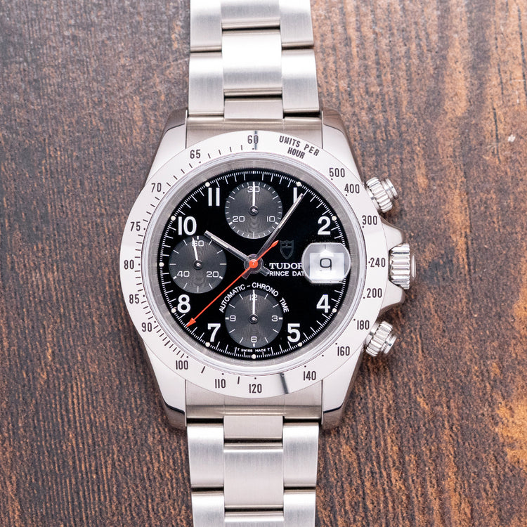 1998 Tudor Prince Date 'Pre-Tiger' 40mm Black Set 79280