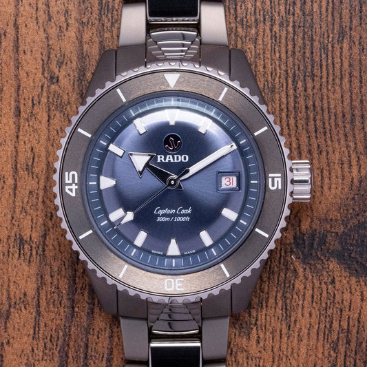 2022 Rado Captain Cook High-Tech Ceramic Diver Blue Dial R32144202