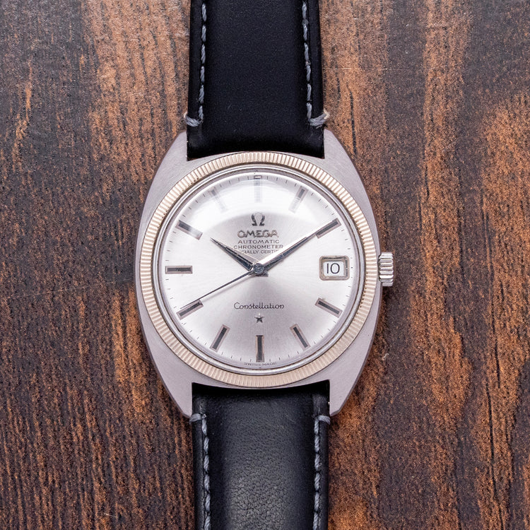1968 Omega Constellation 'C-Case' White Gold Bezel 168.027