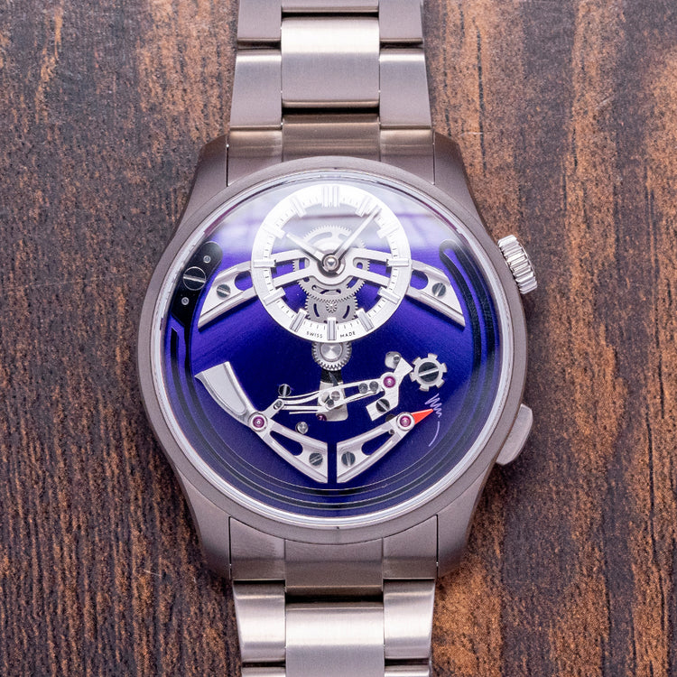 2024 Christopher Ward C1 Bel Canto 'Viola' Purple on Bracelet