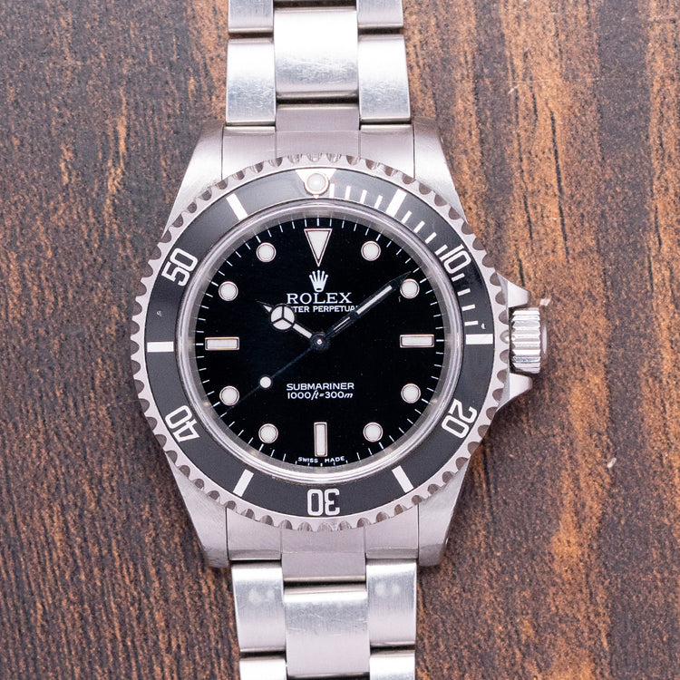 1999 Rolex Submariner No-Date "2 Liner" 40mm 14060