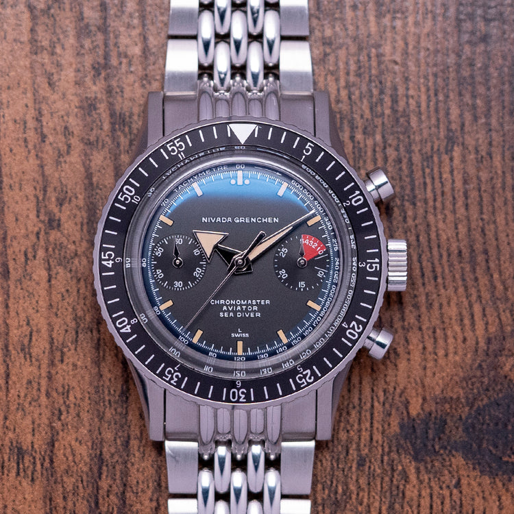 2021 Nivada Grenchen Chronomaster Broad Arrow Manually Wound