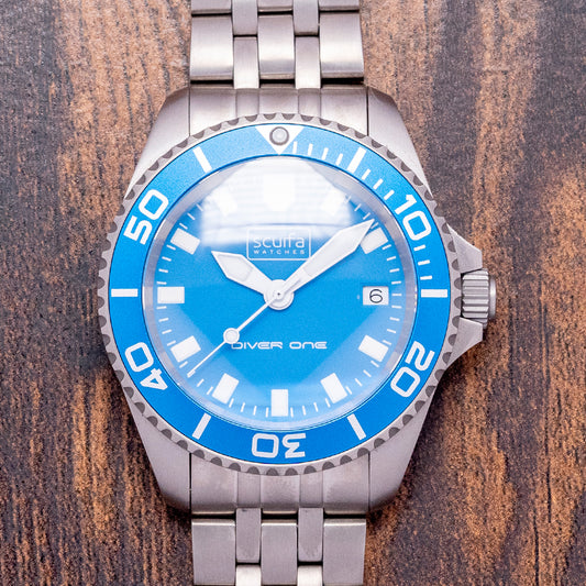 2022 Scurfa Diver One D1-500 Titanium Light Blue 40mm