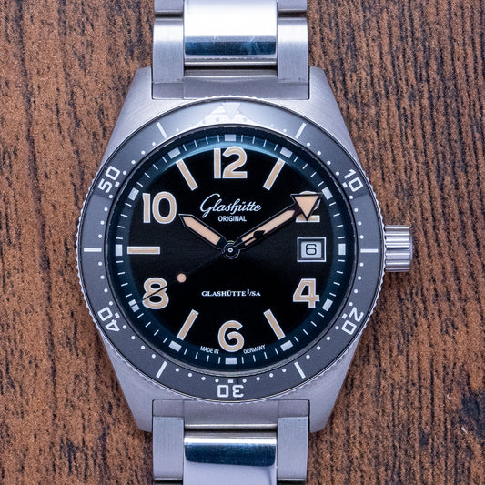 2019 Glashütte Original SeaQ Black 39.5mm 1-39-11-0680-70