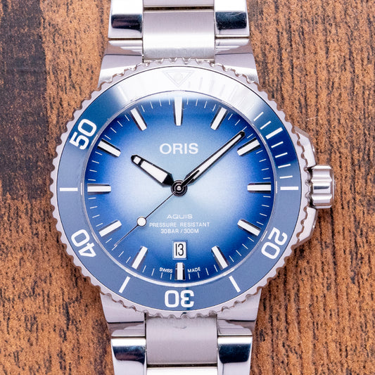 2021 Oris Aquis Lake Baikal Limited Edition 43.5mm 01 733 7730 4175