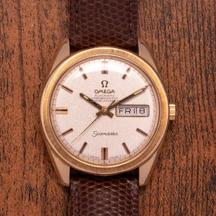 1968 Omega Seamaster "Chronometer" 166.032 Gold Plated