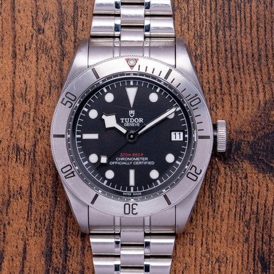 2018 Tudor Black Bay Steel on Strap + Forstner 79730