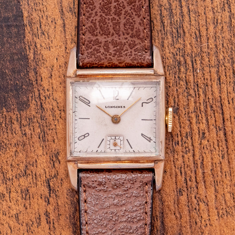 1943 Longines Art-Deco Gold Filled Manually Wound 25x37mm
