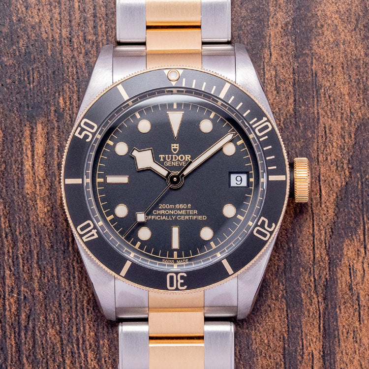 2016/17 Tudor Black Bay Steel & Gold Black 41mm on Bracelet 79733N