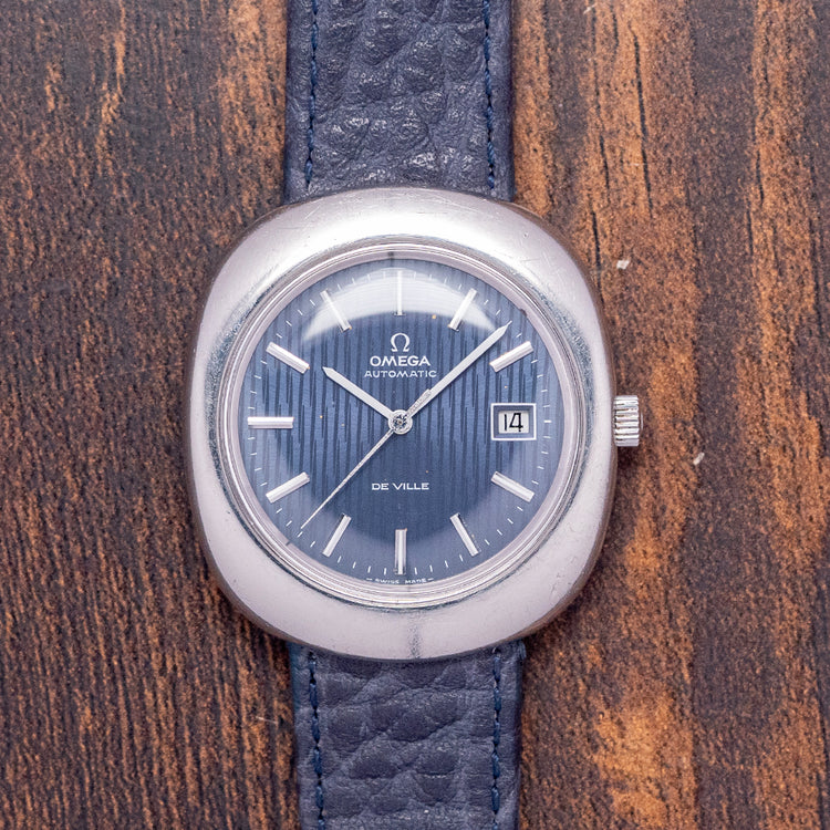 1972 Omega De Ville Automatic 'UFO' Pebble 38mm 166.155