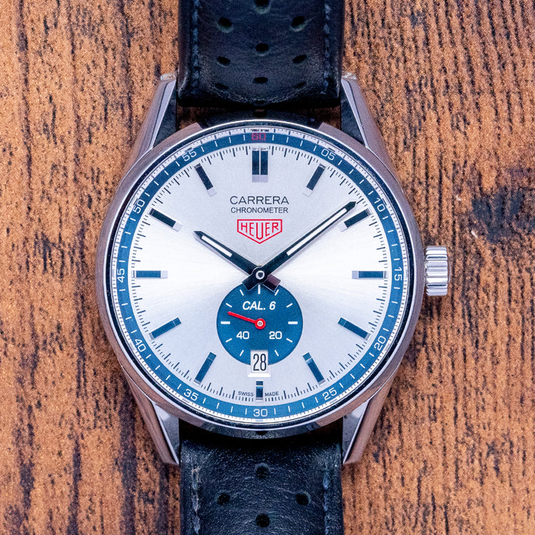 2015 TAG Heuer Carrera Caliber 6 Automatic on Strap