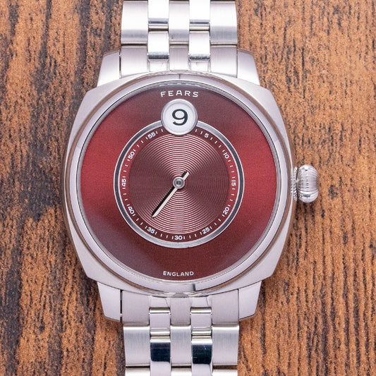 2023 Fears Christopher Ward Alliance 01 Jump Hour Red Dial