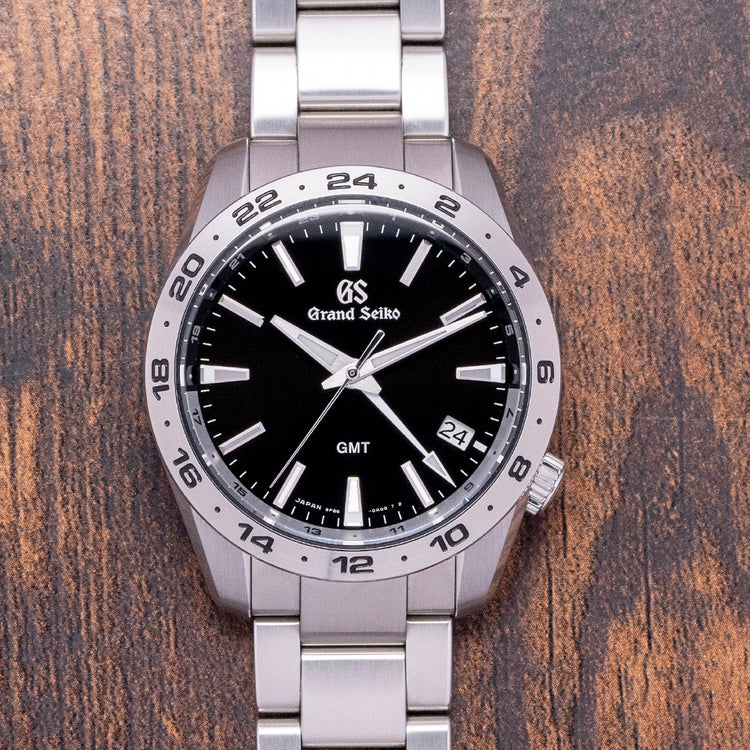 2024 Grand Seiko GMT Quartz 9F Black 39mm SBGN027G