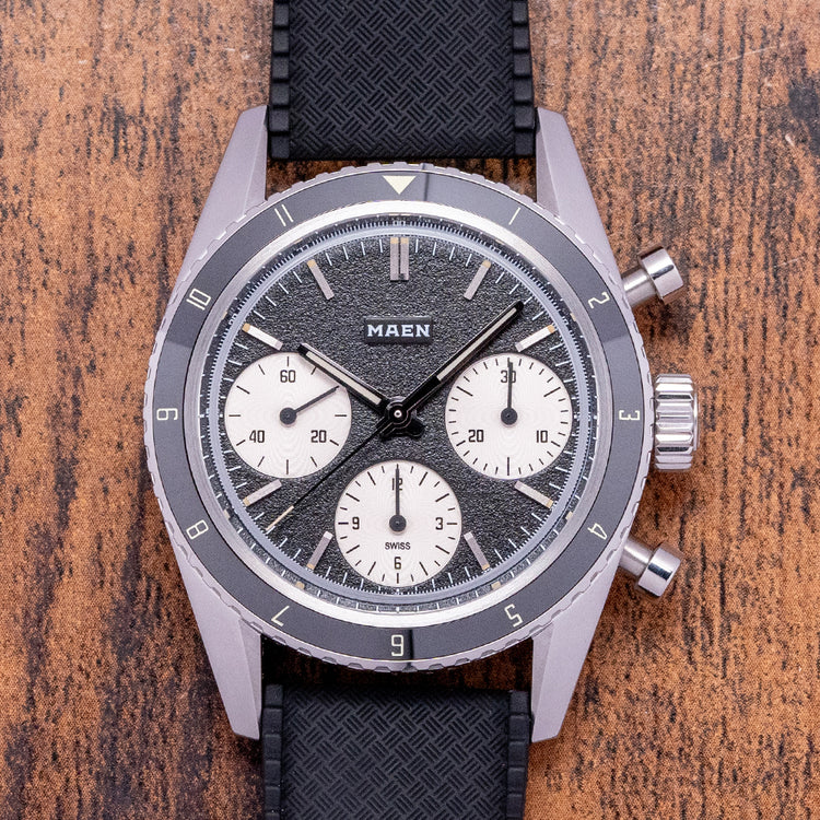 2024 Maen Skymaster 38 Chronograph Black Manual