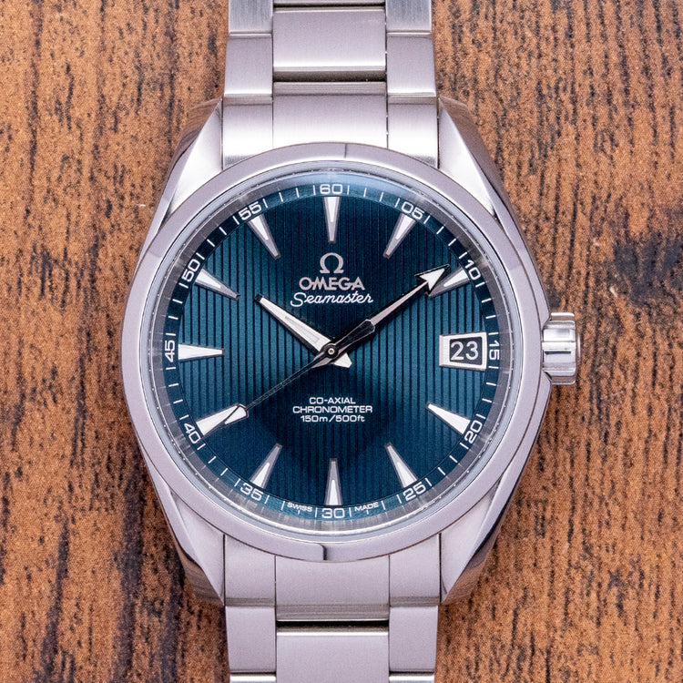 2013 Omega Seamaster Aqua Terra Blue "Skyfall" 38.5mm 231.10.39.21.03.001