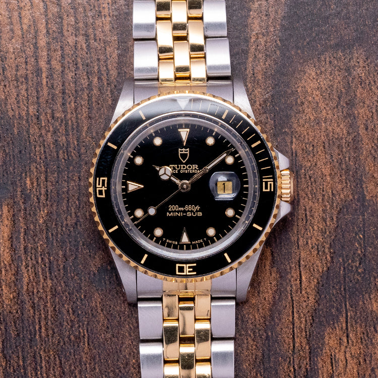 1995 Tudor Prince Oysterdate Mini-Sub Steel & Gold 73091