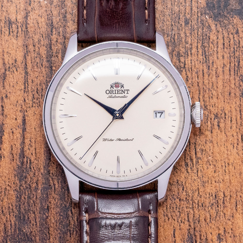 2024 Orient Bambino 38mm Mechanical Cream Dial KibbleWatches 2024-orient-bambino-38mm-mechanical-cream-dial-kibblewatches