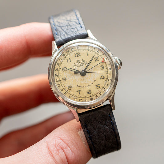 1940s Mido Multifort Datometer Super-Automatic - vault