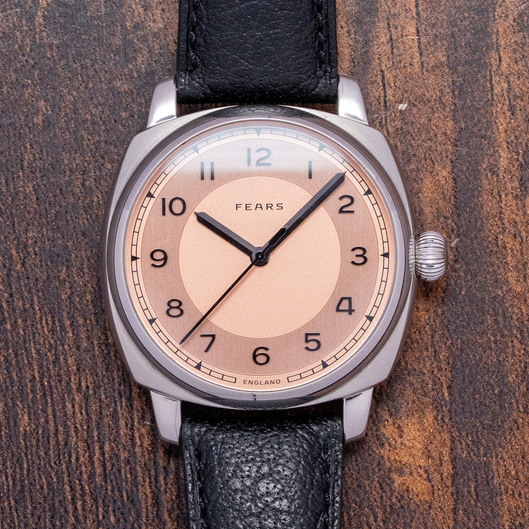 2024 Fears Brunswick 40mm Copper Salmon Automatic