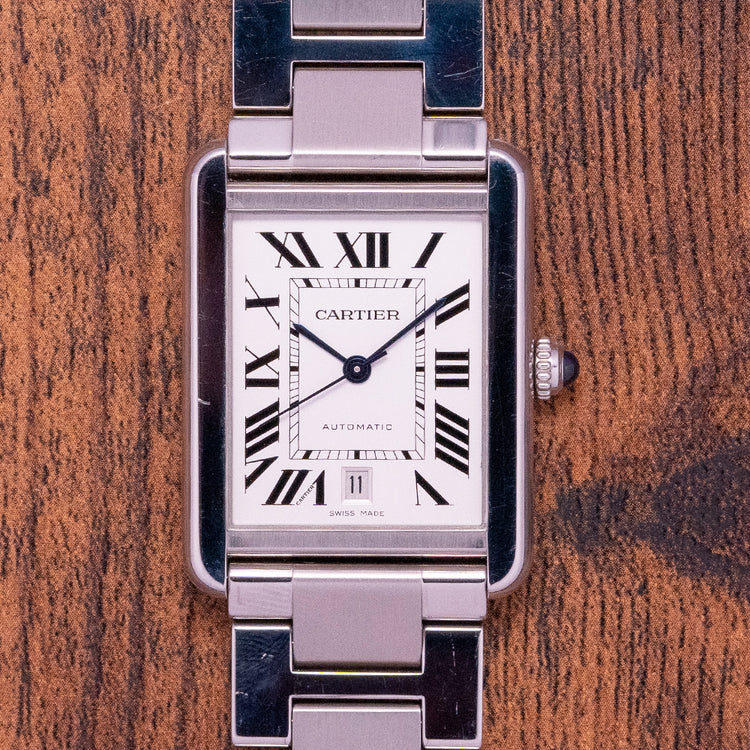 2010s Cartier Tank Solo XL Automatic 31mm on Bracelet