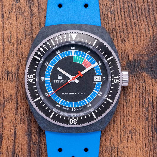 Unworn 2023 Tissot Sideral S Blue Carbon Powermatic 80