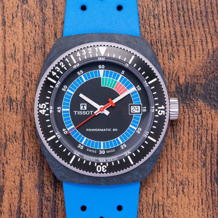 Unworn 2023 Tissot Sideral S Blue Carbon Powermatic 80