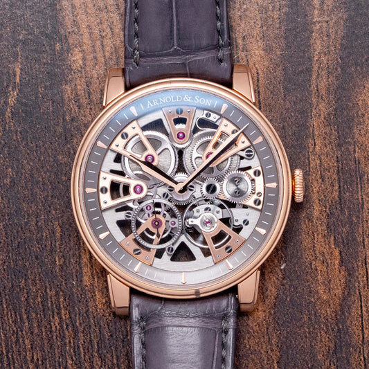 2024 Arnold & Son Nebula 41.5 18ct Red Gold Limited Edition