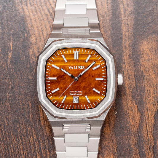 2026 Valusis Volt Tiger Eye Automatic 40mm on Bracelet