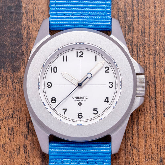 2022 Unimatic x Bait Polar White Automatic U4-BTS