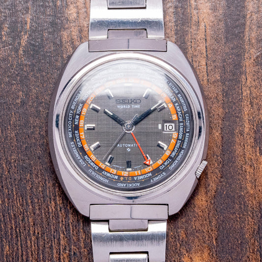 1974 Seiko World Time GMT Automatic on Bracelet 6117-6400