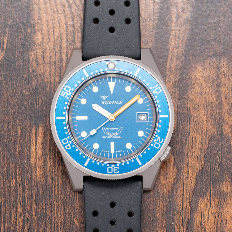 2020 Squale 1521 Blue Dial Blasted Case Automatic 42mm
