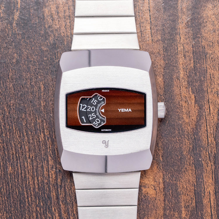 2021 YEMA Digital 'Digidisc' Brown Dial Automatic 36mm