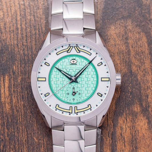 2021 Swiss Watch Company Sport Green Dual Time 41mm