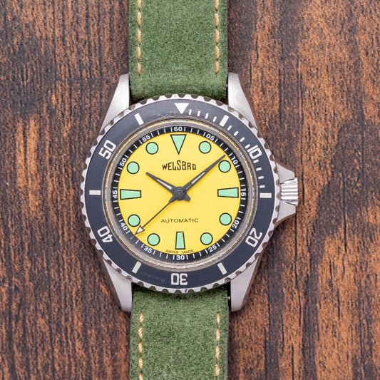 2020s Welsbro Lemon Lime Soda Diver 'Monnin' Automatic 37mm
