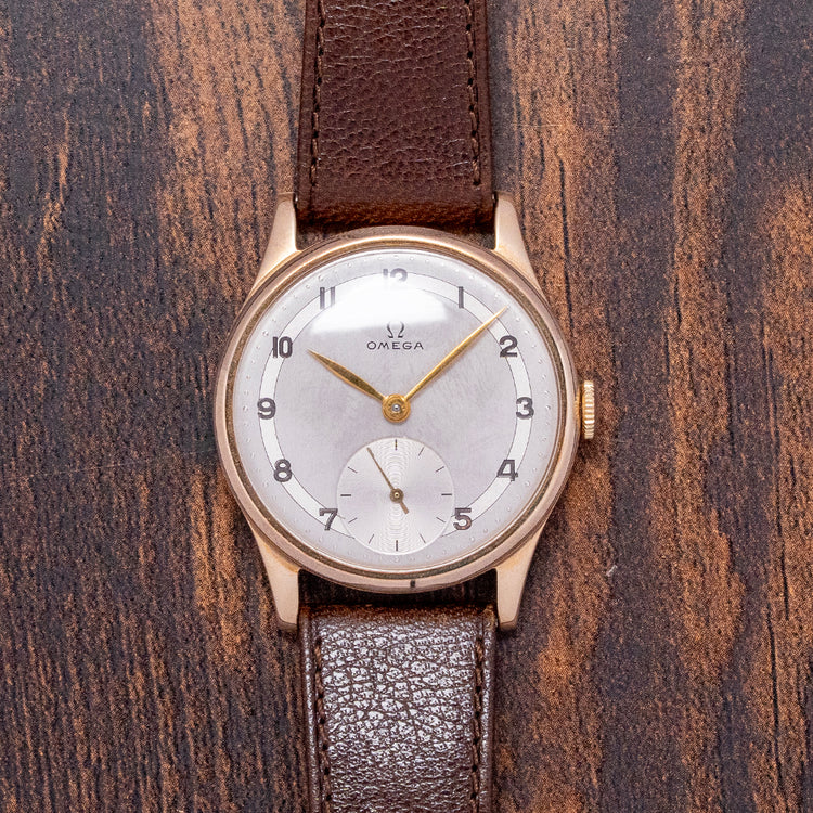 1947 Omega 9ct Gold Dennison Case 33mm Cal. 30T2 219370