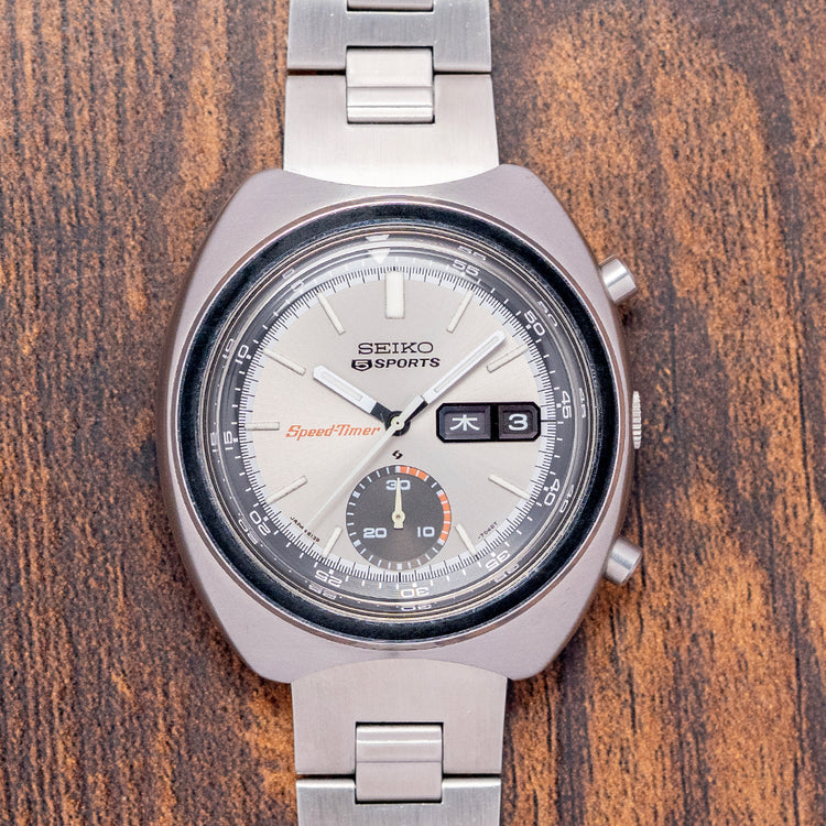 1971 Seiko 5 Sports SpeedTimer Chronograph 41mm 6139-7020