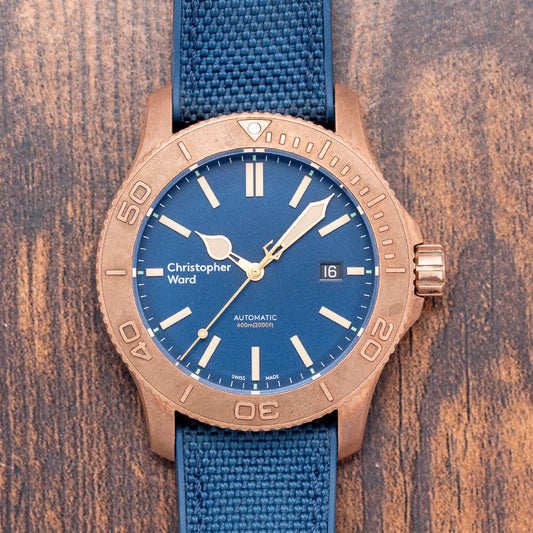 2020 Christopher Ward C60 Trident Pro 600 Bronze 43mm