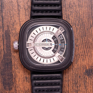 2010s SevenFriday M2 01 Jump Hour Black Automatic