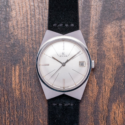 1960s CYMA Executive Automatic 'Bow Tie' 32mm