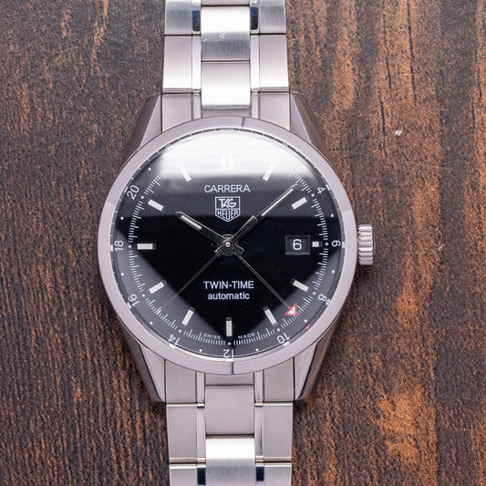 2013 TAG Heuer Carrera Twin-Time Auto 39mm WV2115